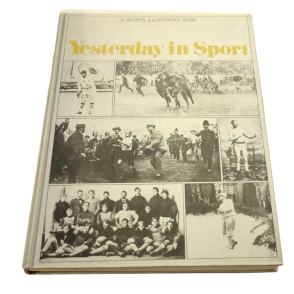 ORIGINAL Vintage 1968 Yesterday in Sport SI Hardcover Book Charles Osborne